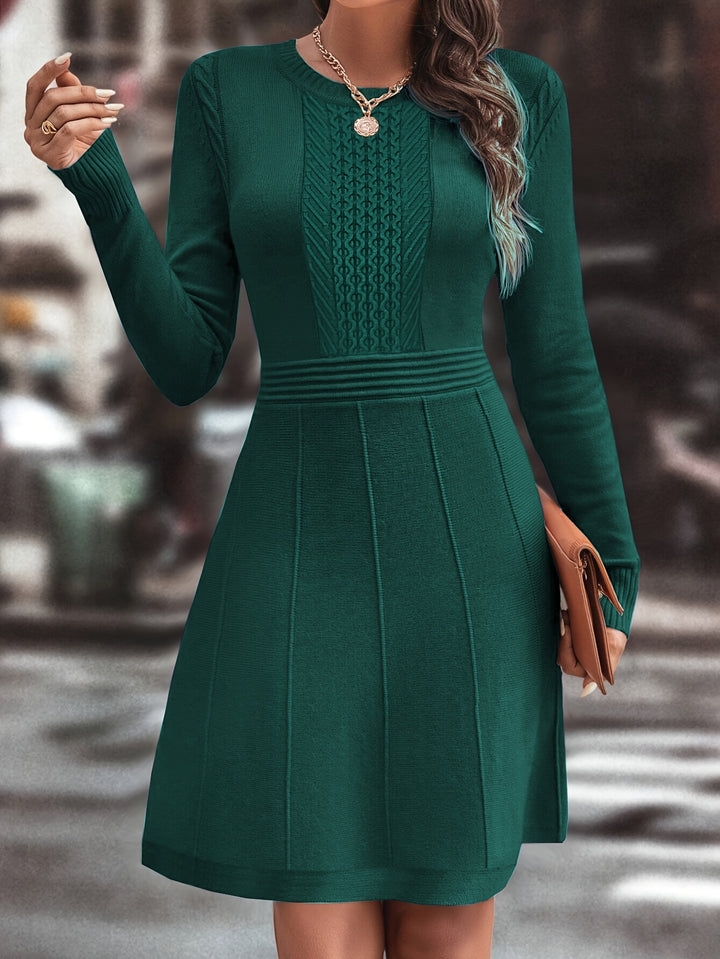 Rosalind | Elegant A-Line Knit Dress