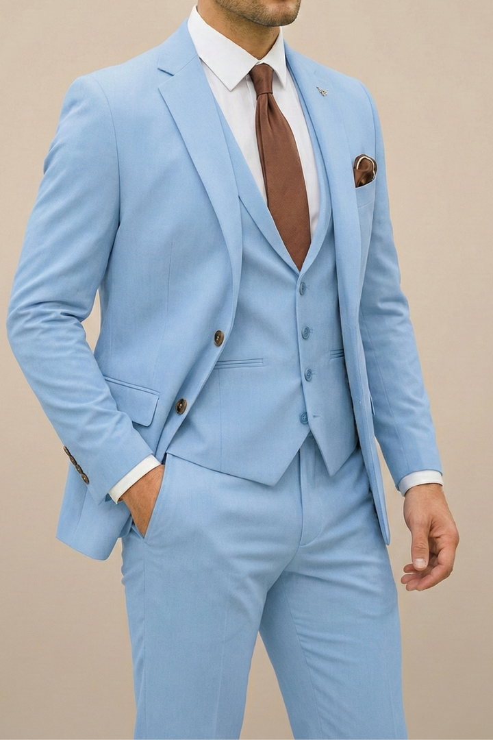 Cameron | Classic Modern Three Piece Suit Set