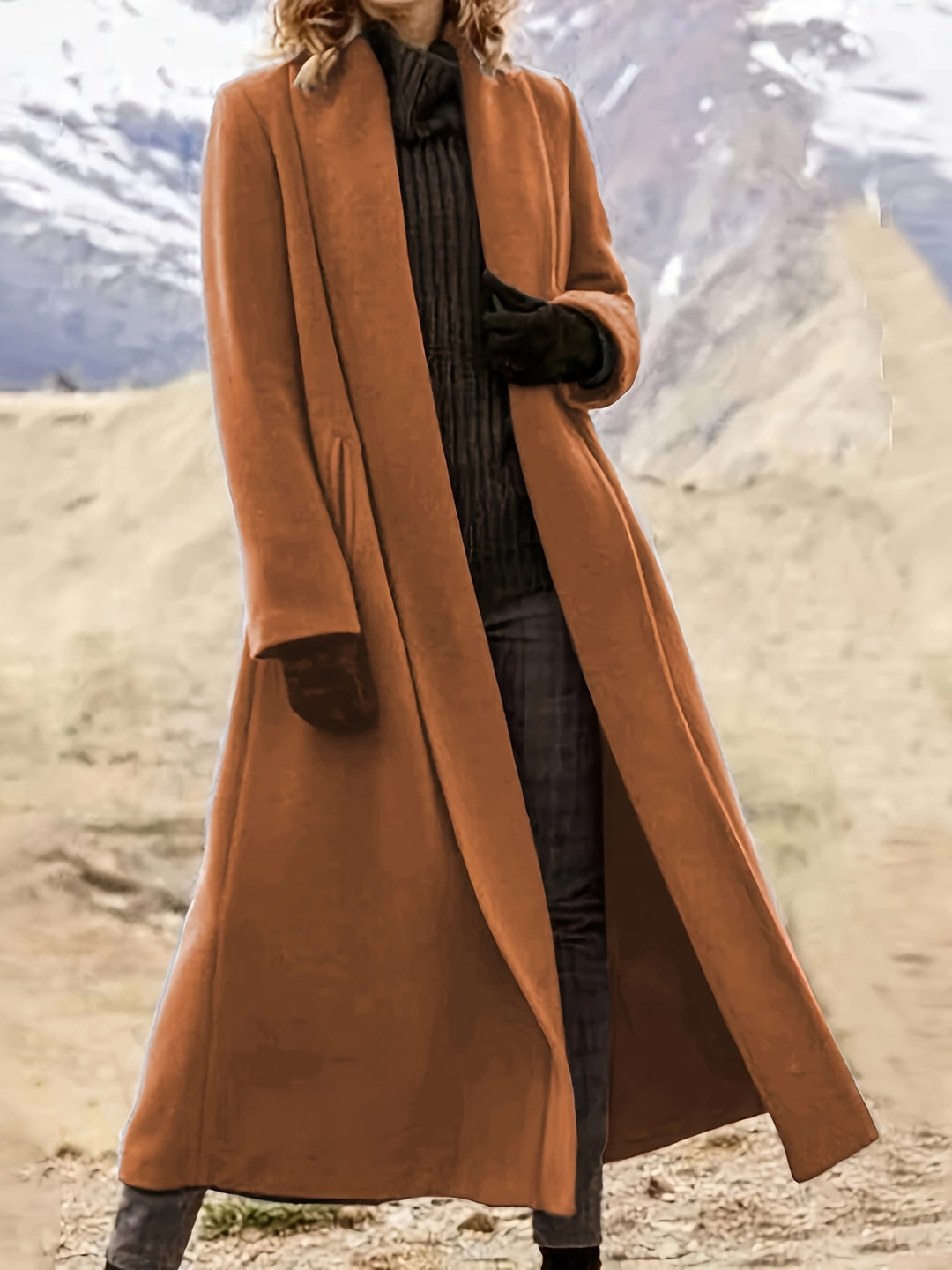 Gwendolyn | Draped Longline Coat