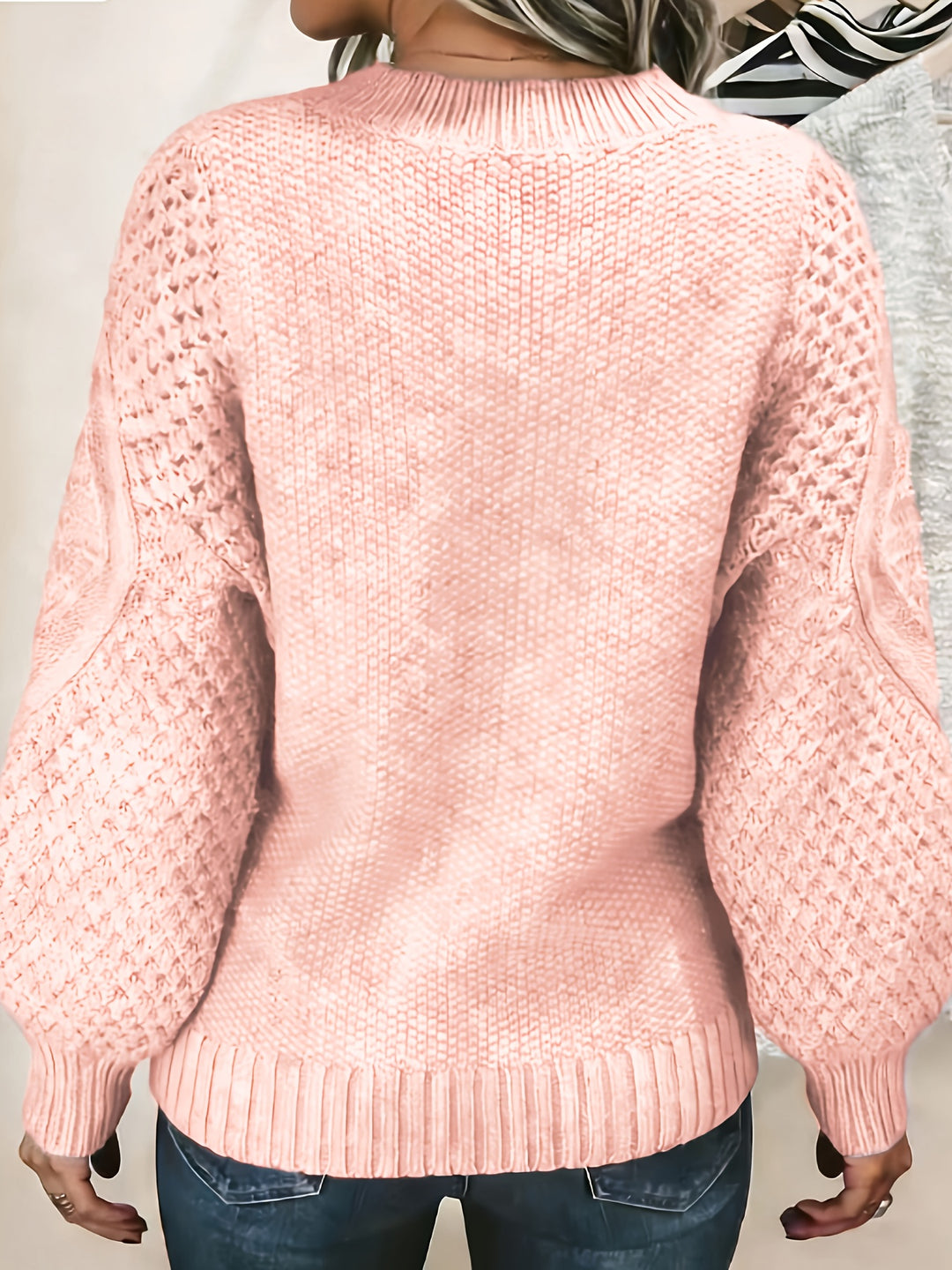 Estelle | Cosy Lantern-Sleeve Sweater
