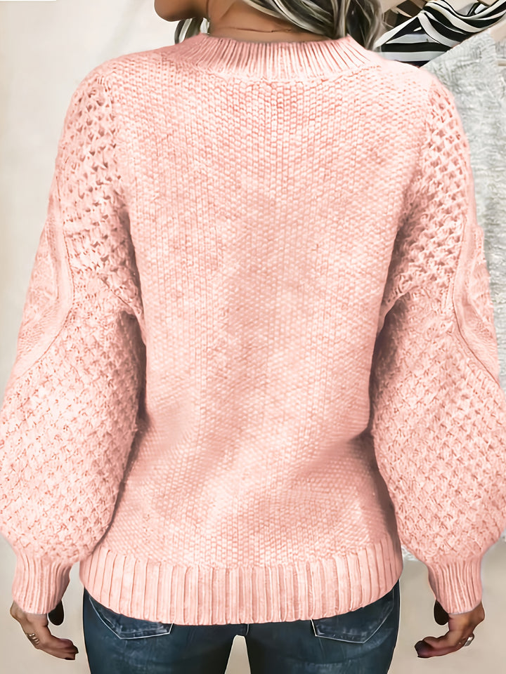 Estelle | Cosy Lantern-Sleeve Sweater
