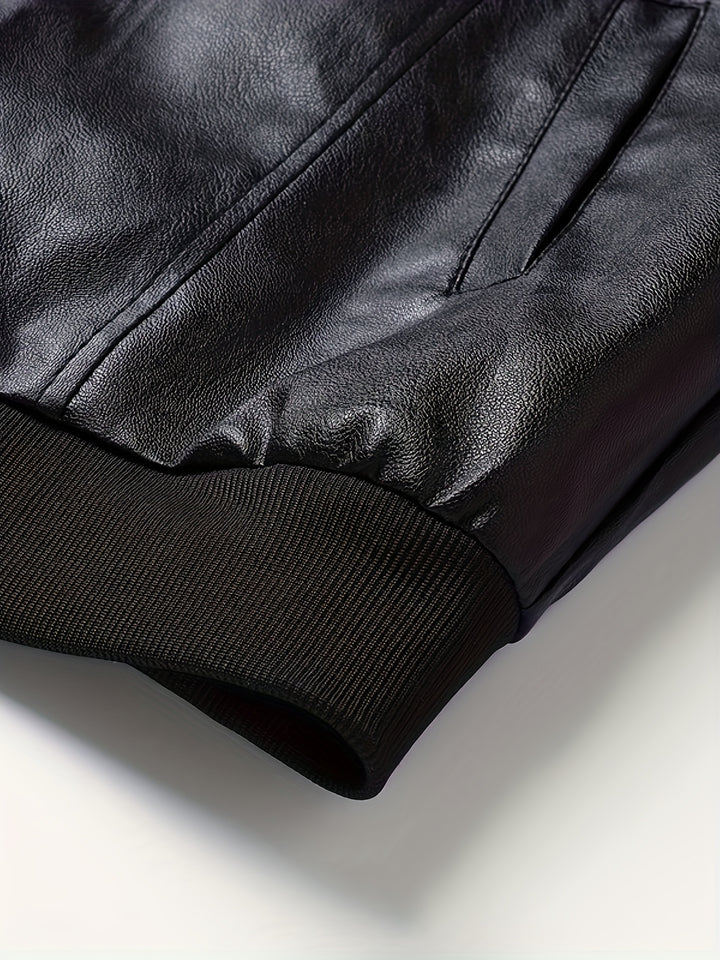 Calvin | Refined Zip-Up Bomber Jacket