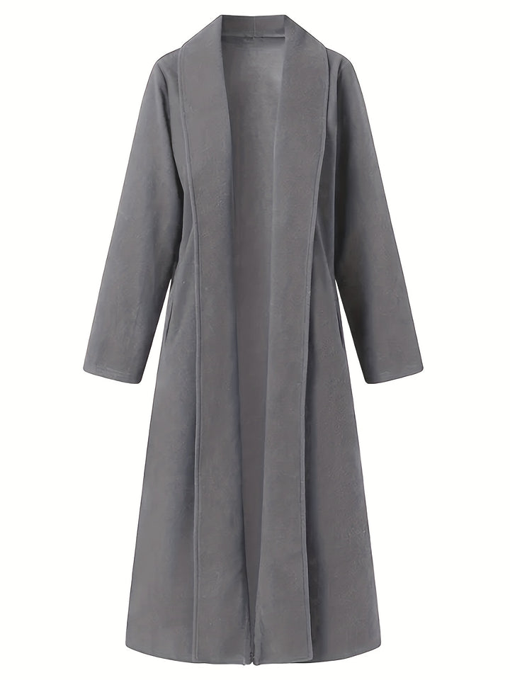 Gwendolyn | Draped Longline Coat