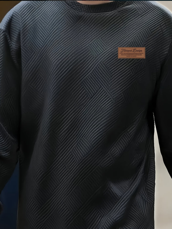 Camden | Textured Crew Neck Sweatshirt