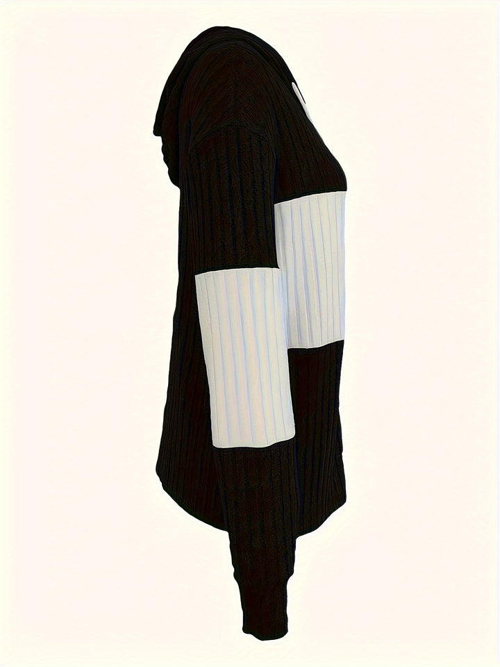Georgiana | Ribbed Zip-Up Hoodie