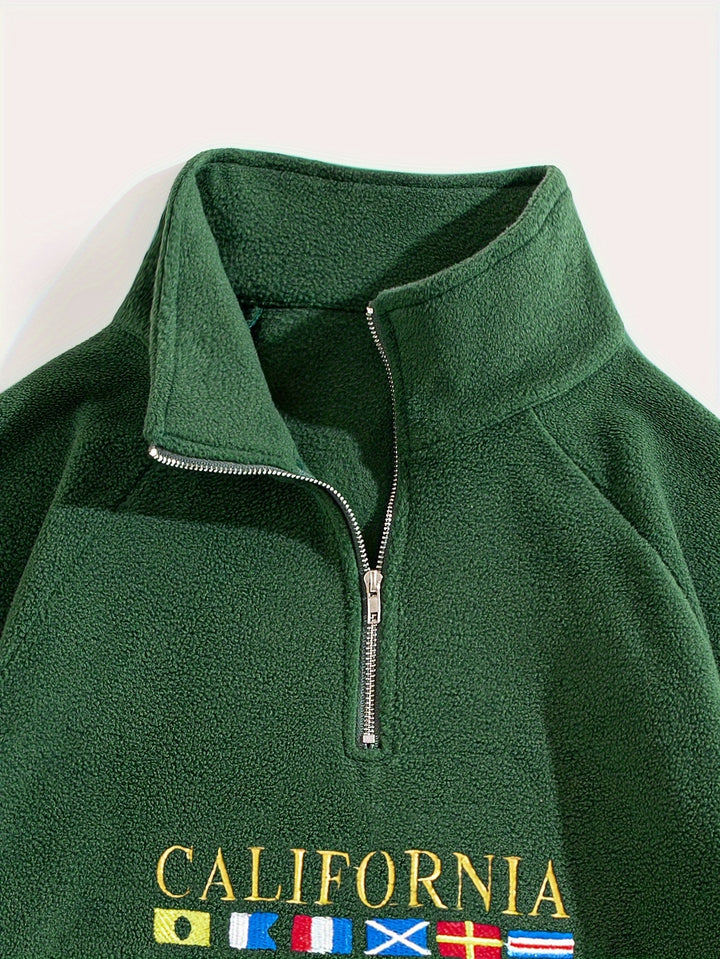 Nathan | Quarter-Zip High-Neck Sweatshirt