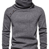 Marcus | Slouch-Neck Button Sweater