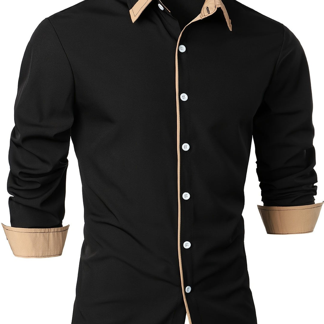 Brooks | Refined Contrast-Trim Shirt