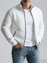 Grayson | Textured Stand-Collar Jacket