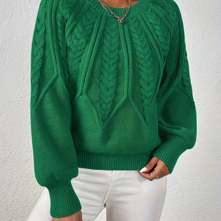 Astrid | Cable-Knit Round-Neck Sweater