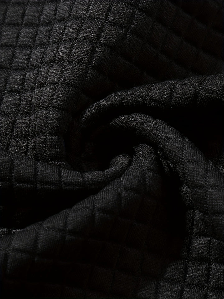 Rutherford | Textured Colour-Block Hoodie