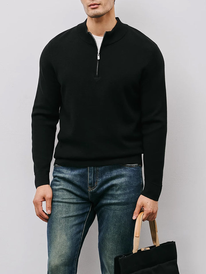 Silas | Refined Half-Zip Sweater