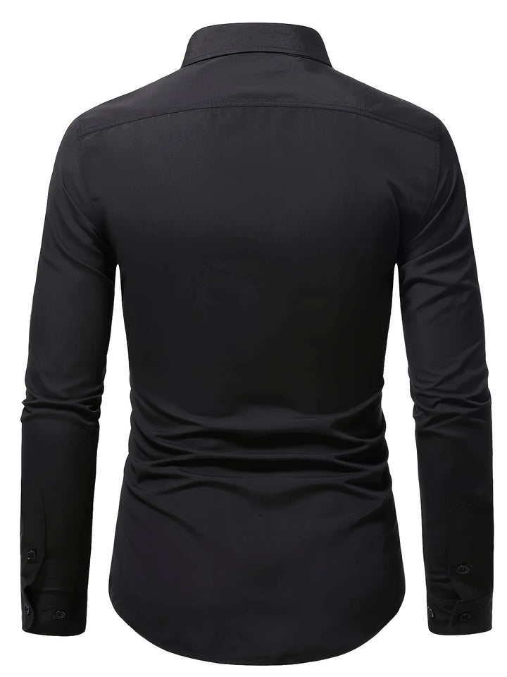 Nicholas | Tailored Long-Sleeve Dress Shirt