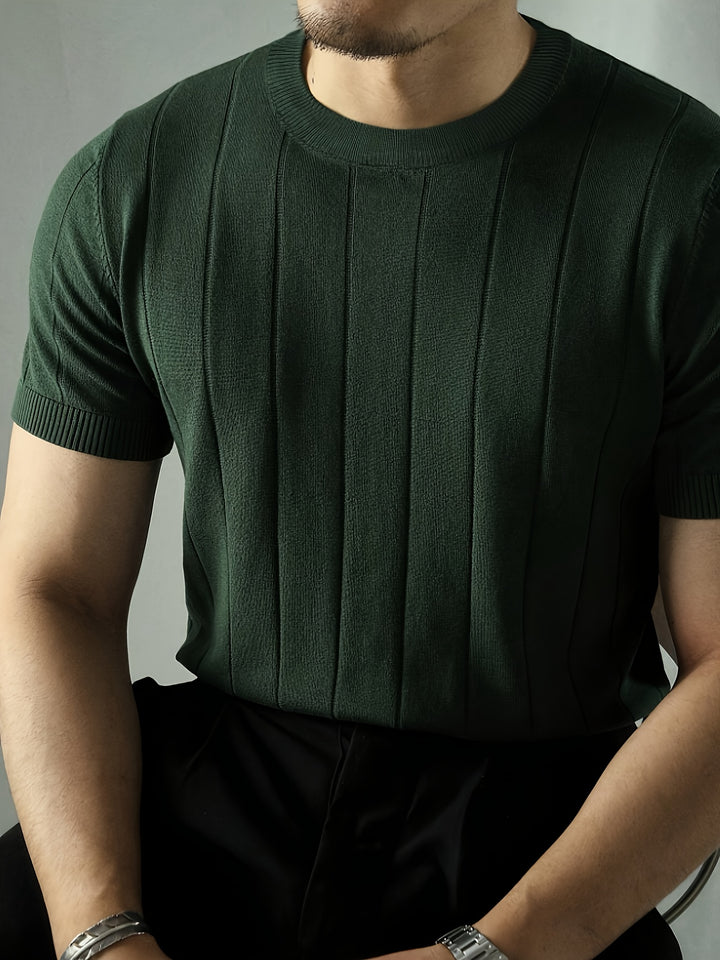 Julius | Ribbed Short-Sleeve Knit Top