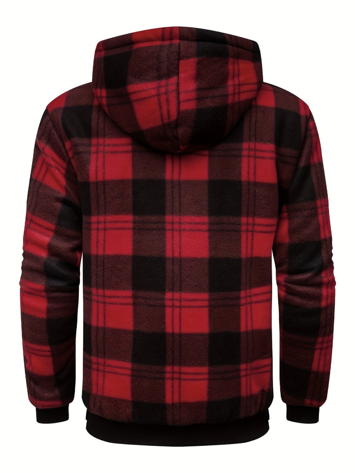 Colton | Hooded Sherpa-Lined Shirt Jacket