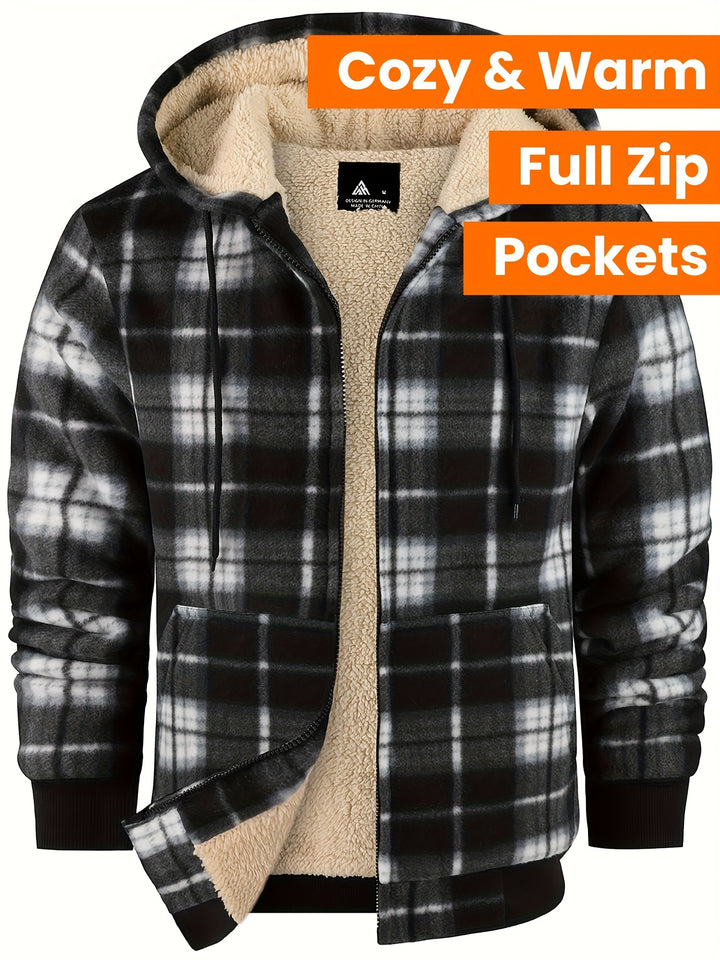 Colton | Hooded Sherpa-Lined Shirt Jacket