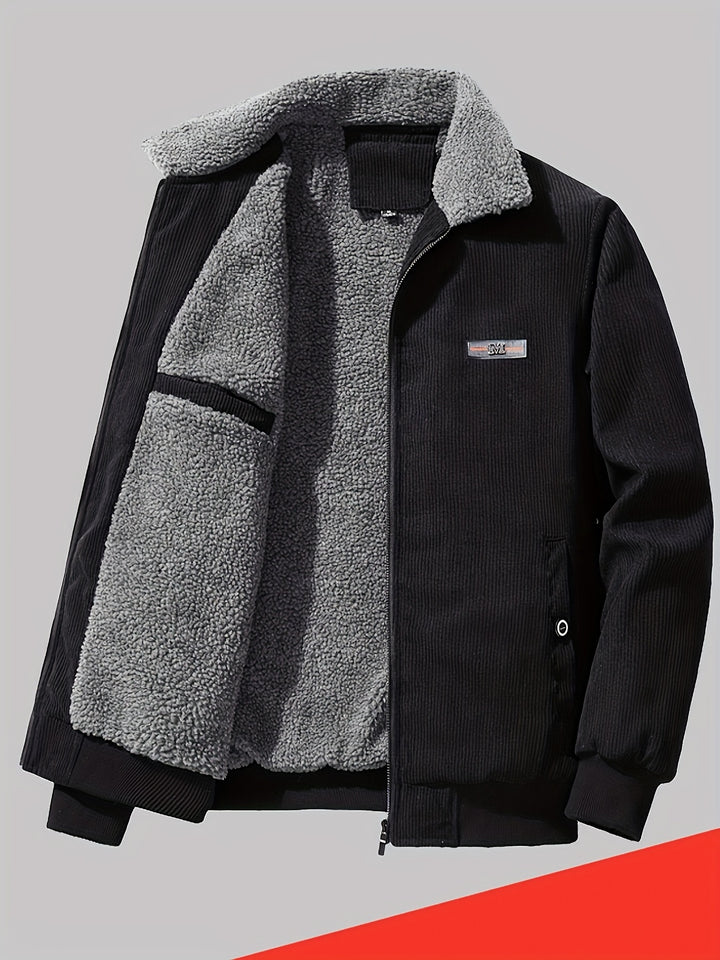 Gerard | Ribbed Fleece-Lined Jacket