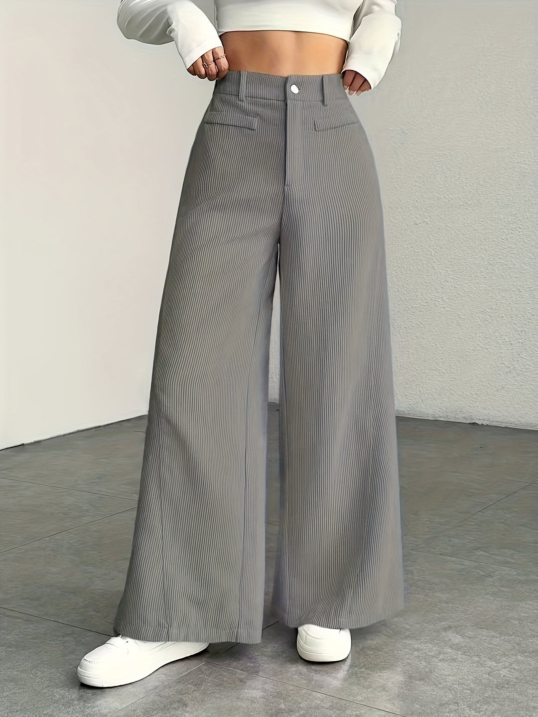 Nora | High-Waisted Wide-Leg Trousers