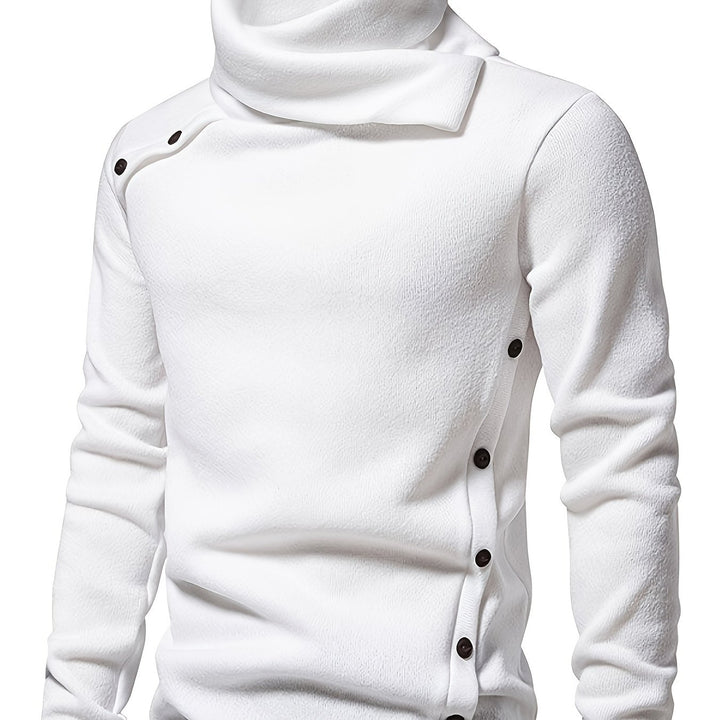 Marcus | Slouch-Neck Button Sweater