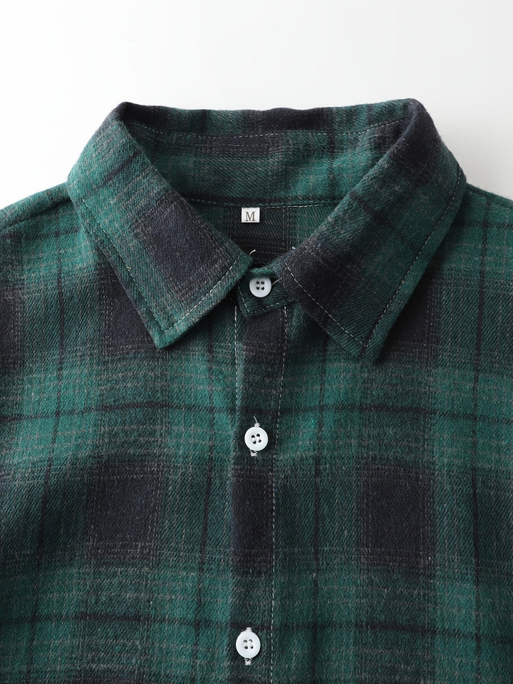 Clayton | Relaxed Checked Long-Sleeve Shirt