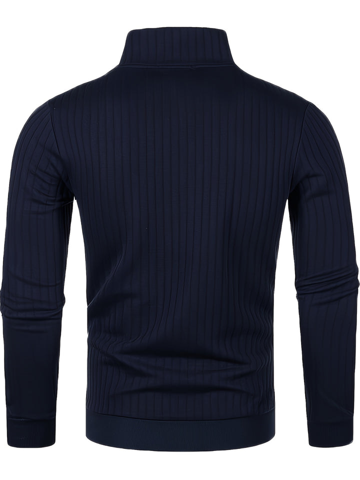 Hayden | Ribbed Quarter-Zip Sweater