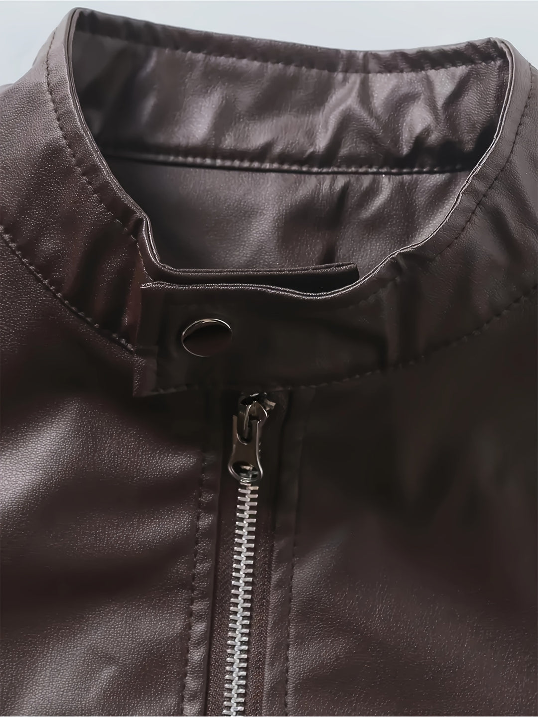 Blake | Classic Stand-Collar Moto Jacket