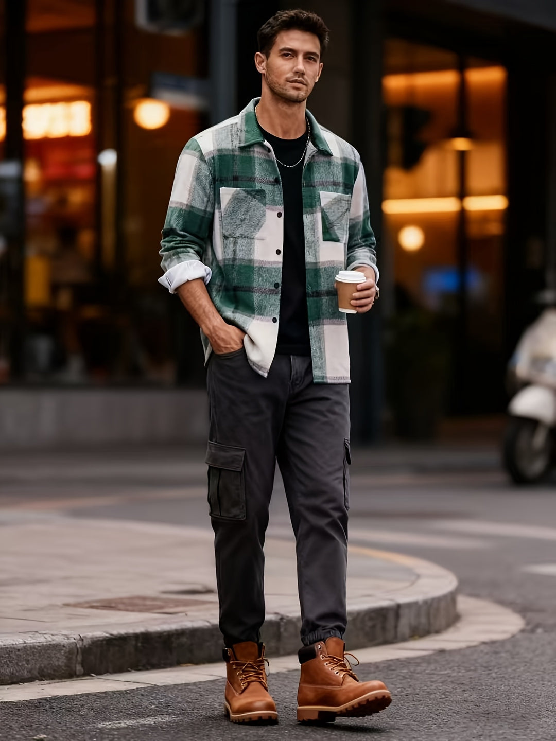 Wade | Rugged Checked Overshirt