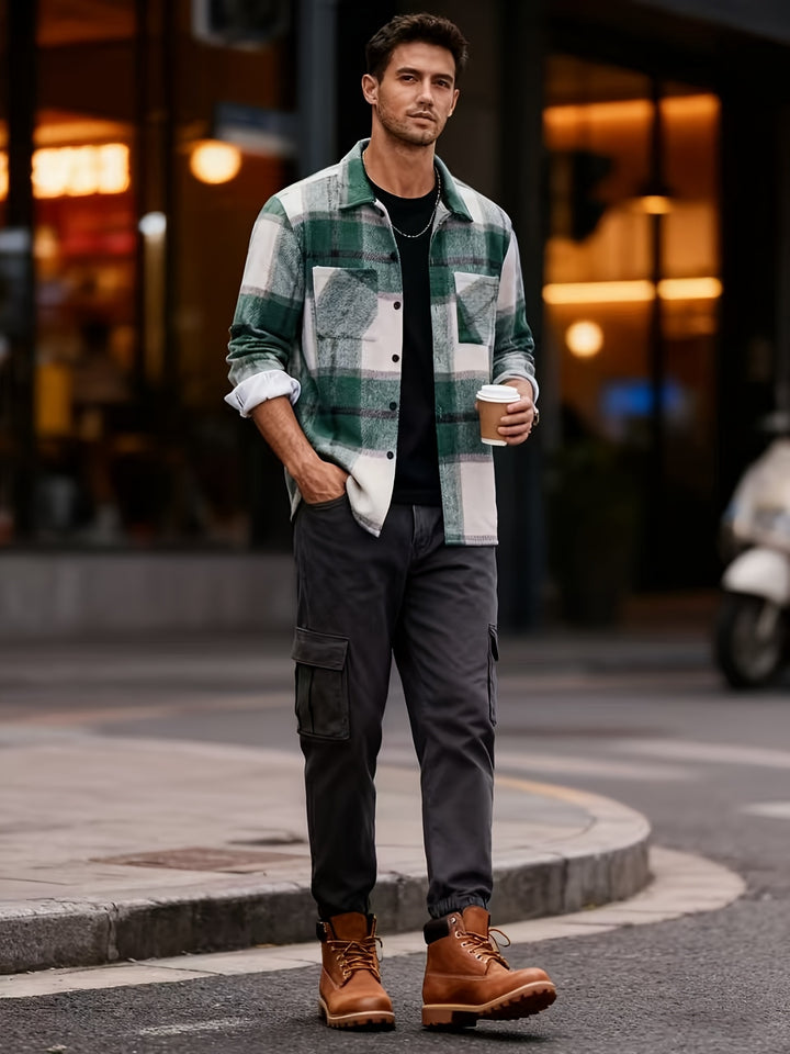 Wade | Rugged Checked Overshirt