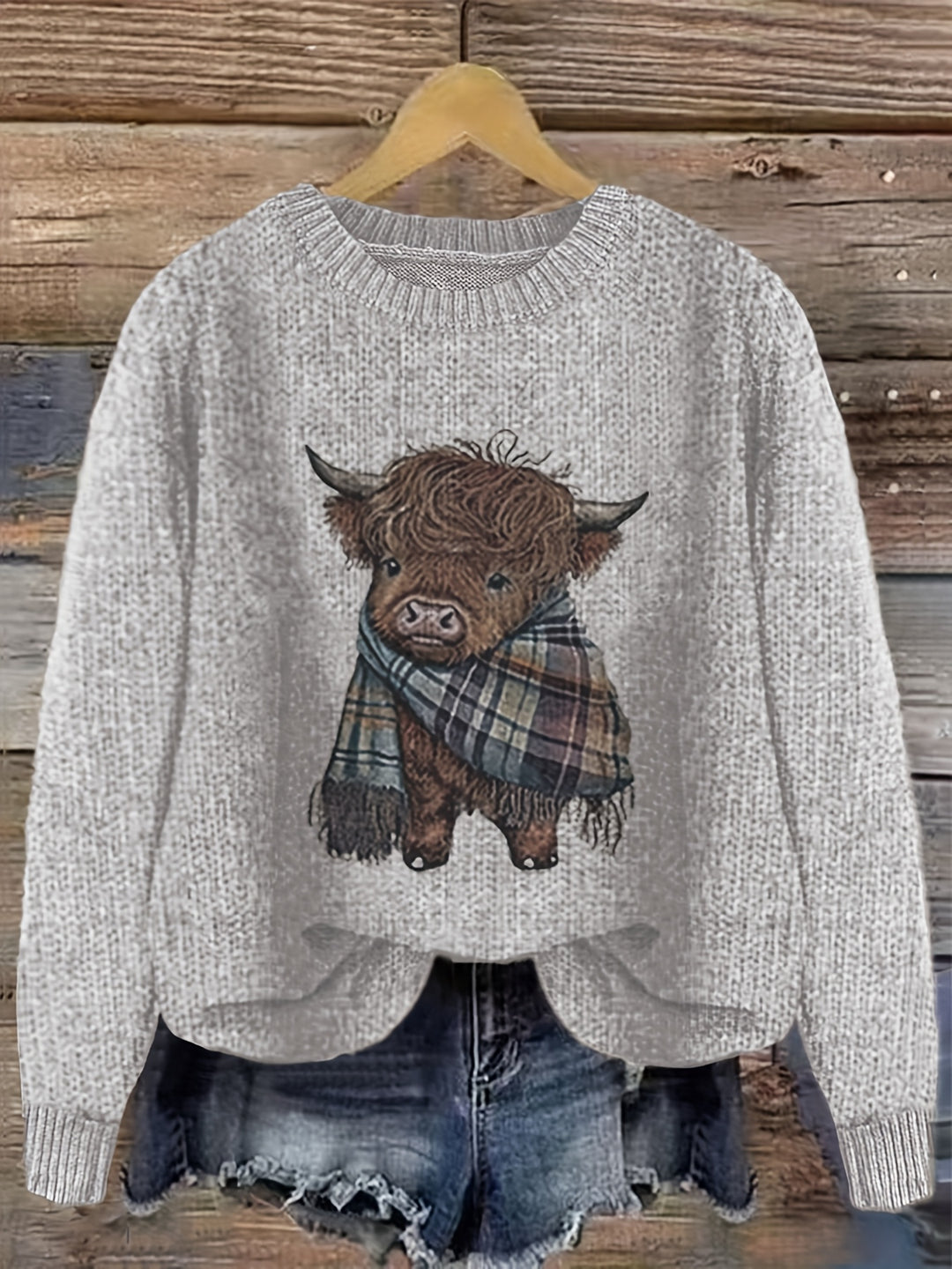Bonnie | Cosy Highland Cow Pullover