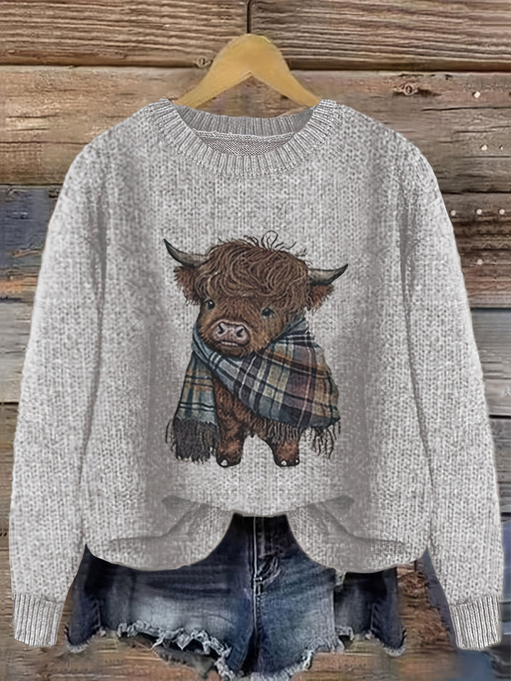 Bonnie | Cosy Highland Cow Pullover