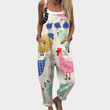 Avril | Comfortable Animal Printed Jumpsuit