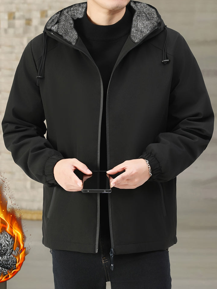 Calvin | Warm Hooded Zip-Up Jacket
