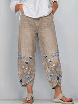 Georgina | Casual Floral Loose Pants