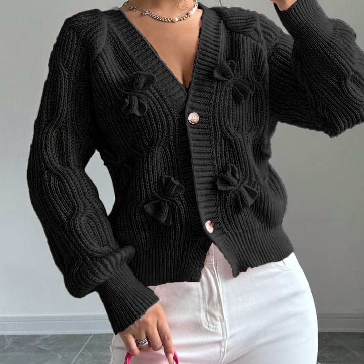 Primrose | Soft Bow-Detail Cardigan