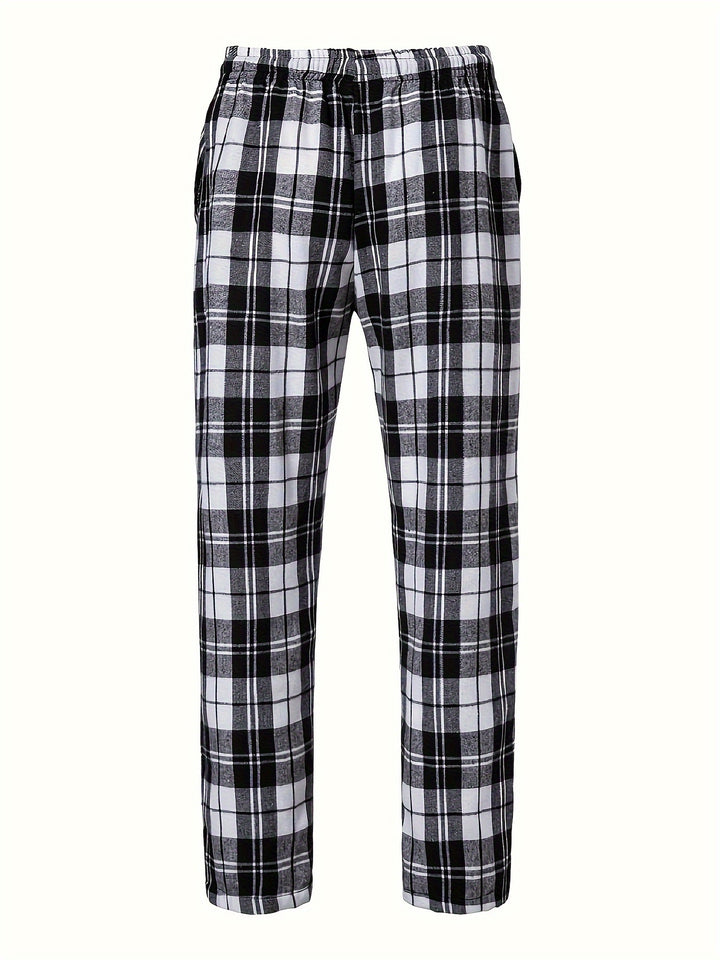 Nathaniel | Relaxed Checked Lounge Trousers