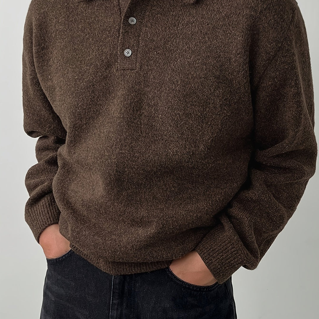Reid | Polo Collar Knit Jumper