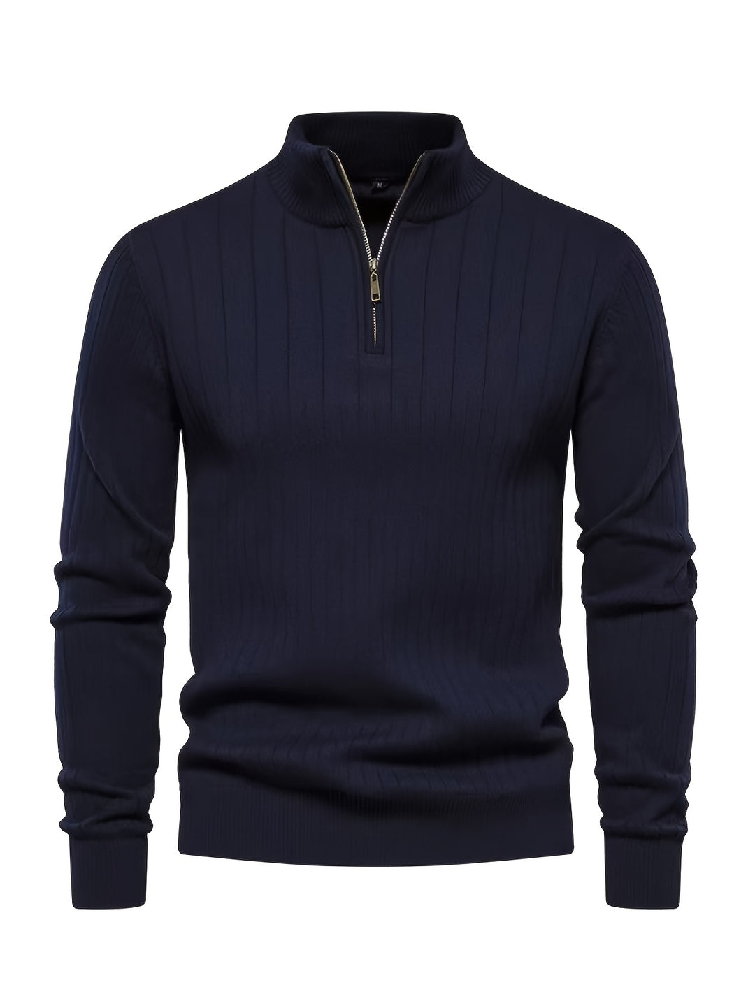 Camden | Ribbed Quarter-Zip Sweater