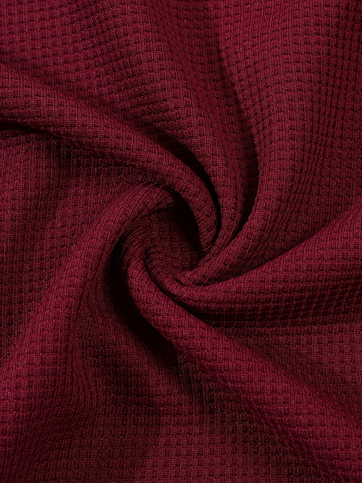 Dawson | Textured Long-Sleeve Henley Shirt