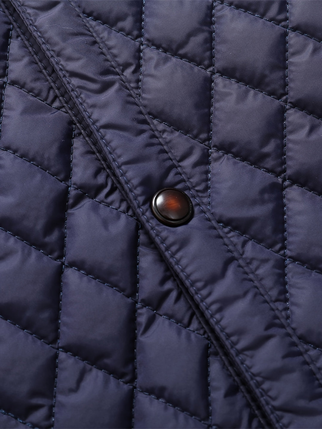 Nigel | Textured Quilted Stand-Collar Jacket