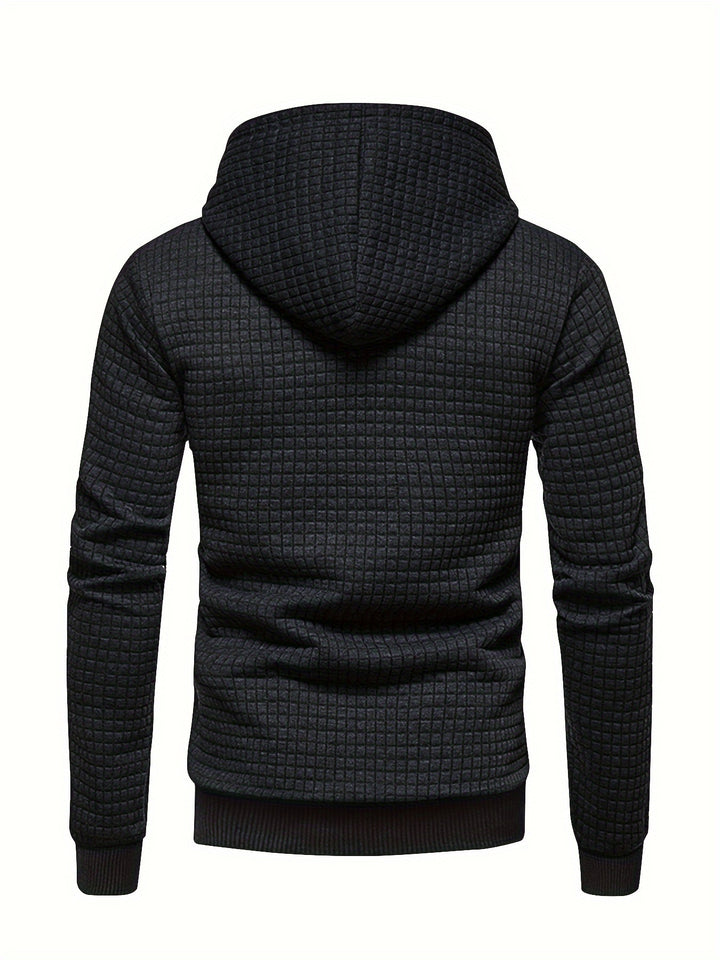 Quentin | Textured Hooded Sweatshirt