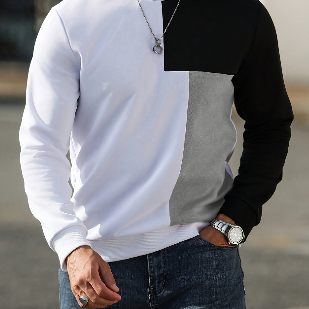 Oliver | Colour-Block Pullover Sweatshirt