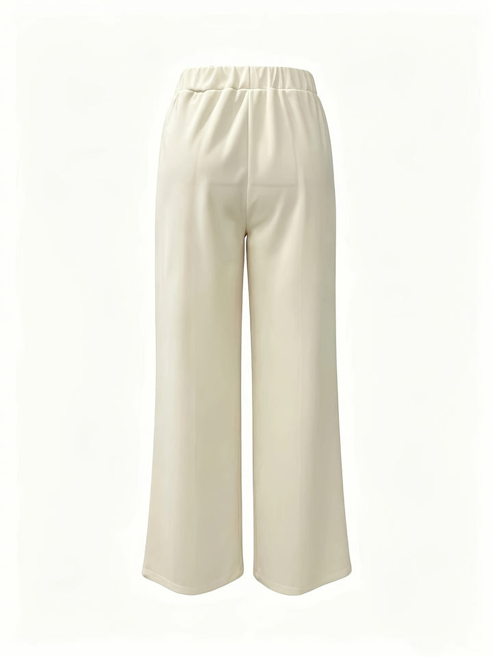 Marlene | High-Waisted Straight-Leg Trousers