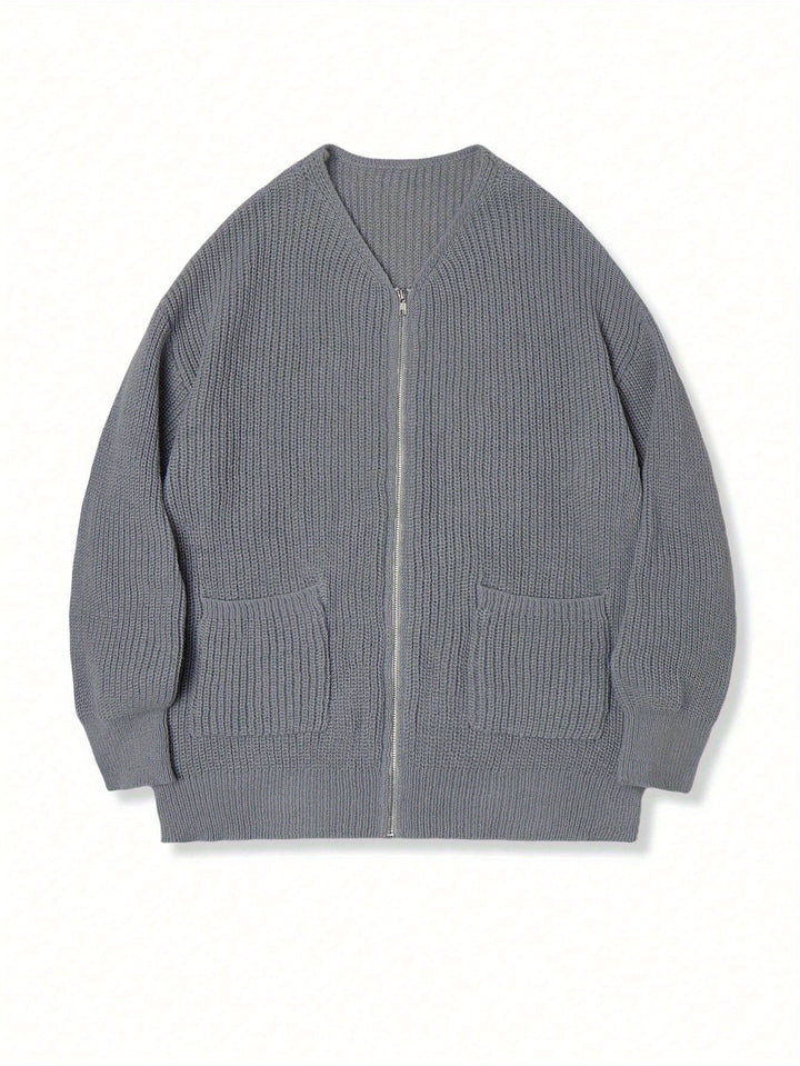 Sheldon | Relaxed Zip-Up Cardigan