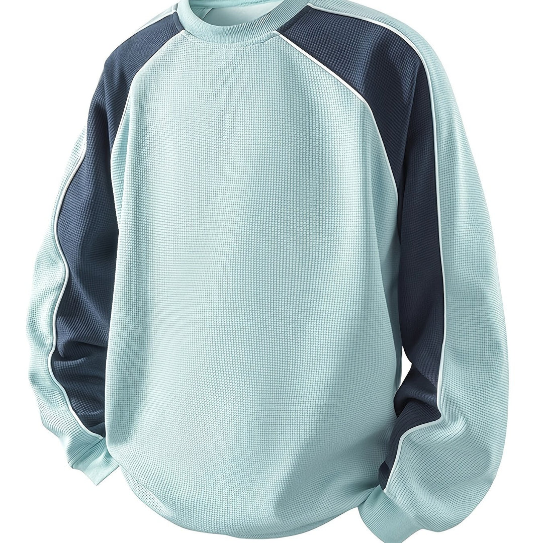Dean | Colour-Block Crewneck Sweatshirt