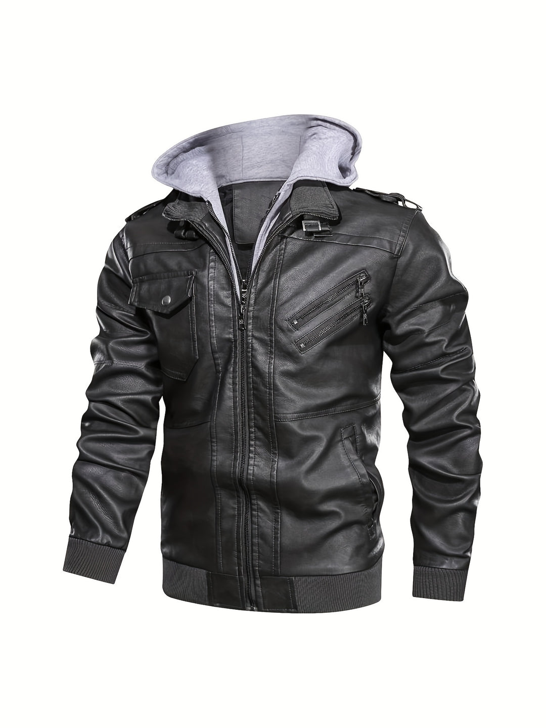Roman | Hooded Moto Jacket