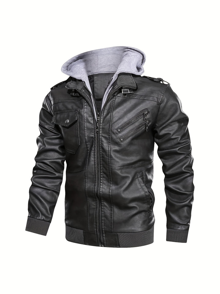 Roman | Hooded Moto Jacket