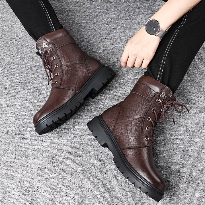 Maddox | Rugged Lace-Up Boots
