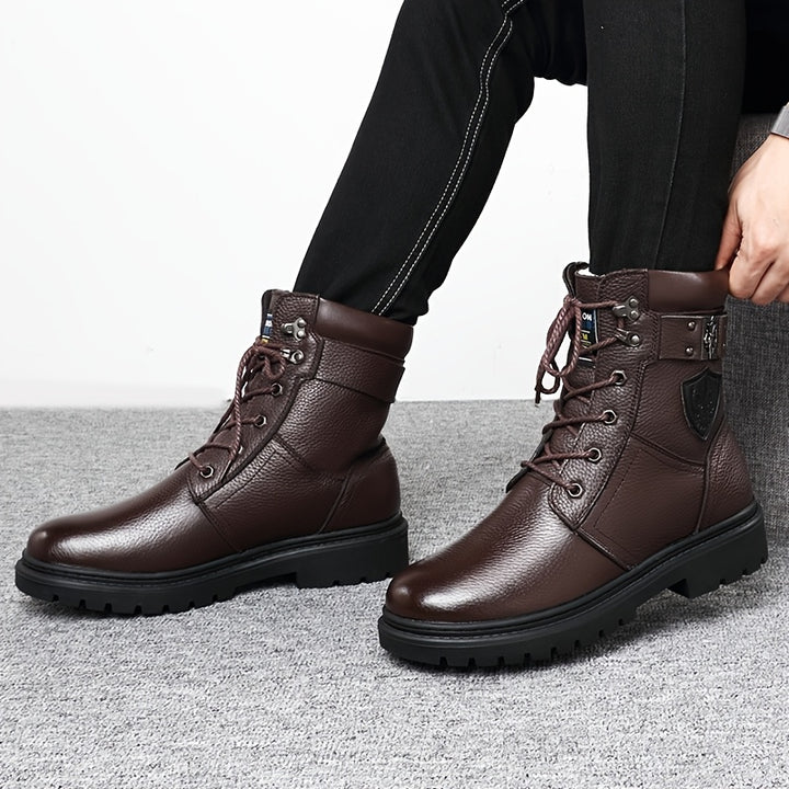 Maddox | Rugged Lace-Up Boots
