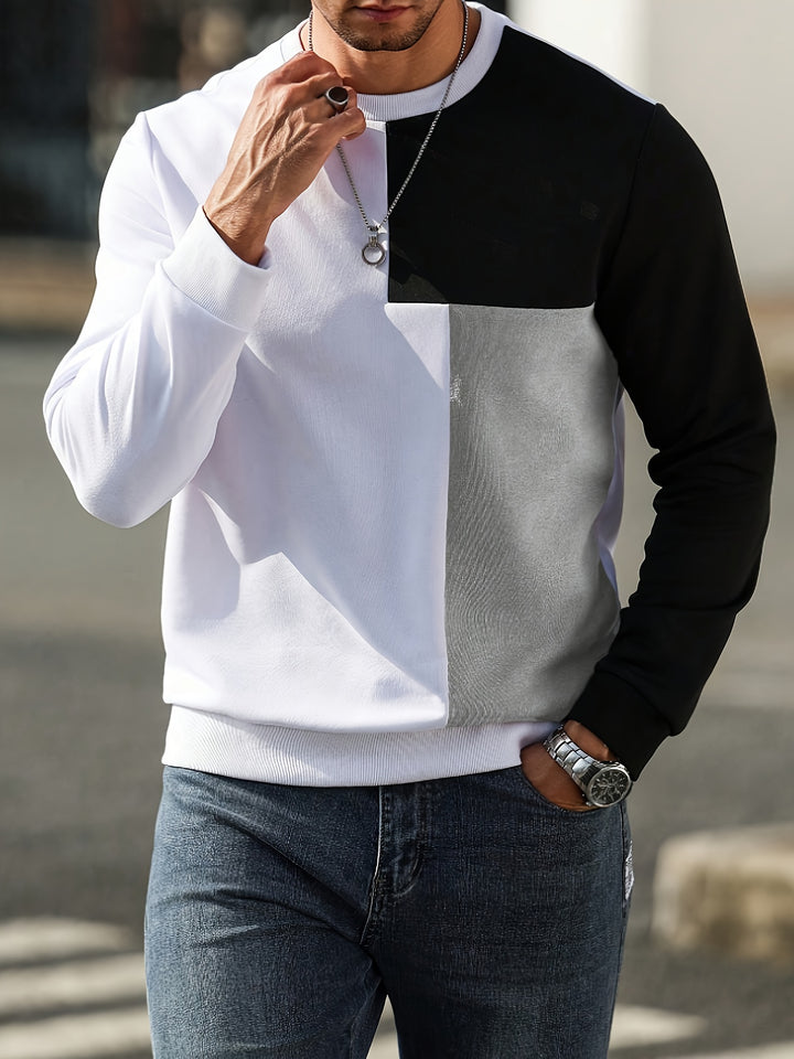 Oliver | Colour-Block Pullover Sweatshirt