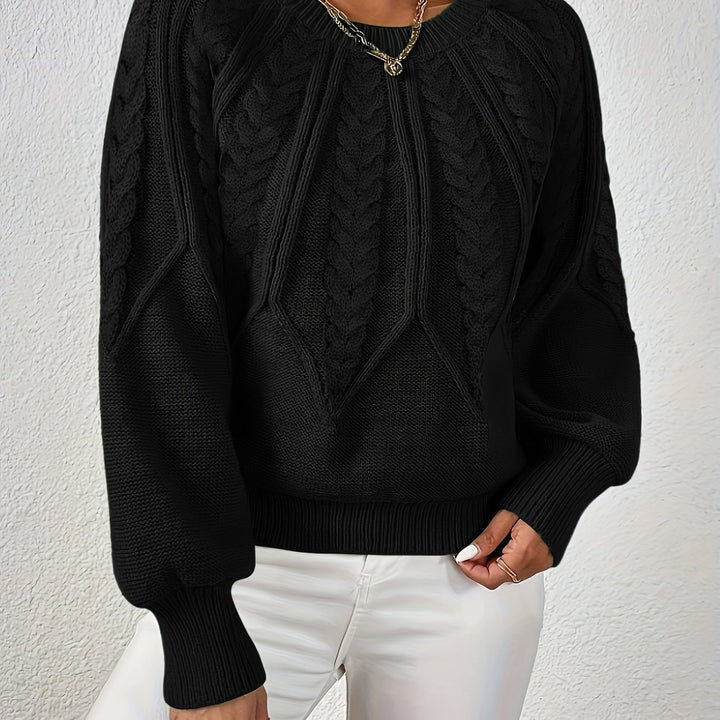 Astrid | Cable-Knit Round-Neck Sweater
